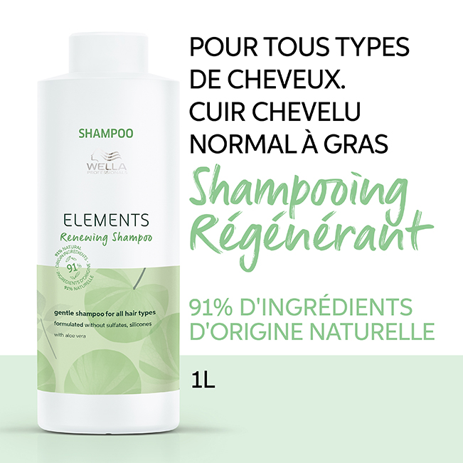 Elements Shampooing Renewing Wella Elements Shampooing Renewing Wella